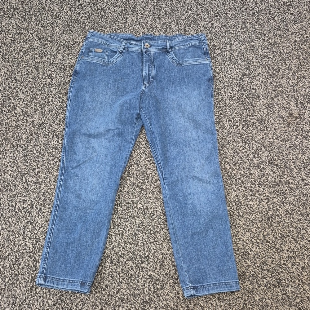Kuhl Tapered Jeans Blue Indigo Denim Stretch Hiking Casual Men's 38x30